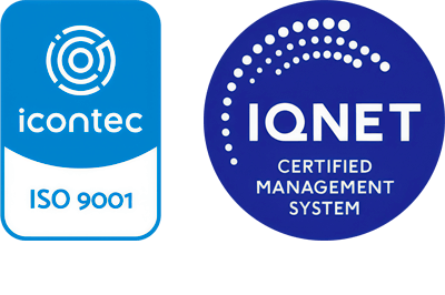 Logo Icontec y logo IQNET