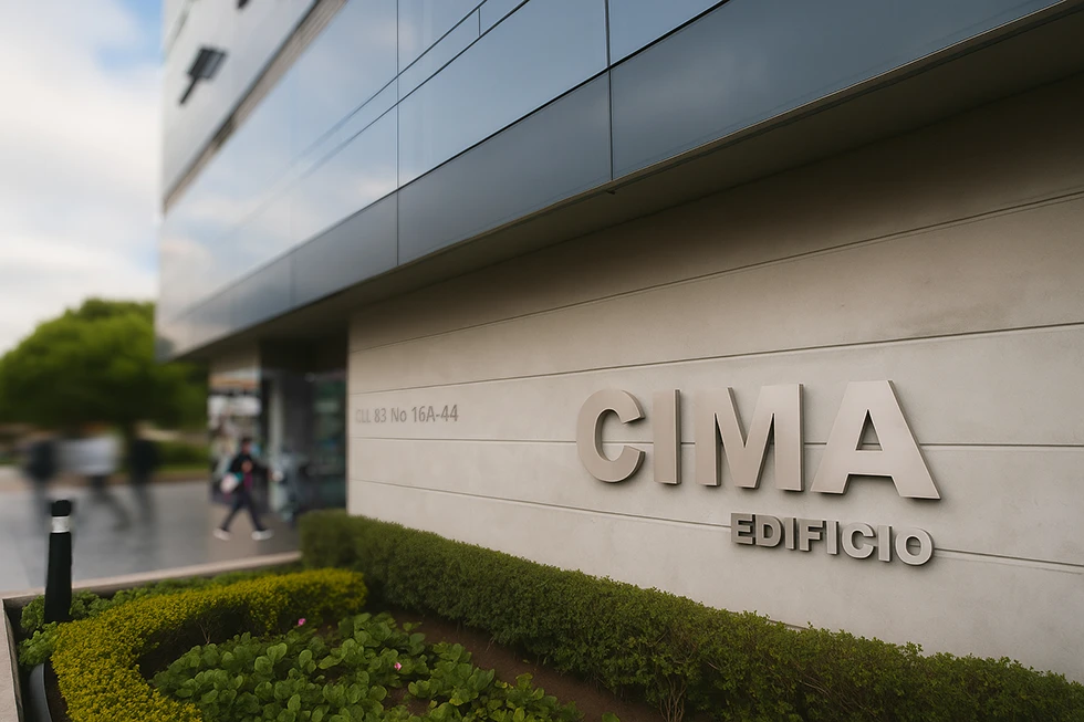 Entrada del edificio CIMA