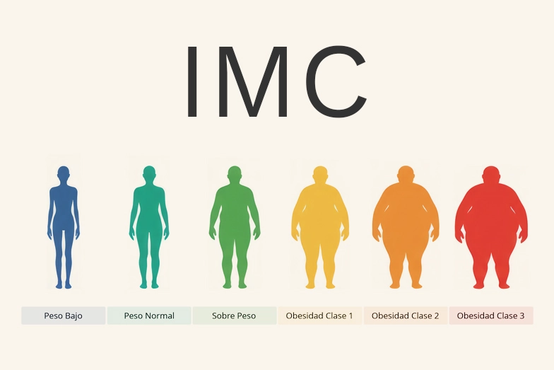 Calculadora de IMC para homres y mujeres adultos